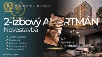 PANÓNSKA | 2-IZBOVÉ APARTMÁNY | PRÉMIOVÉ BÝVANIE V PETRŽALKE