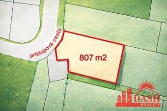 Na predaj stavebný pozemok nad centrom mesta, 807 m2, Nové M