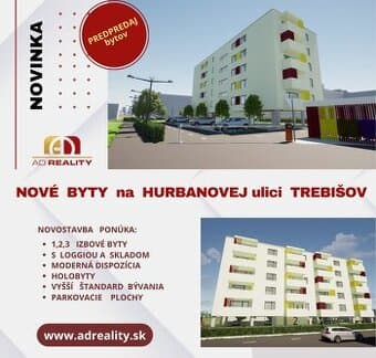 AD REALITY - PREDPREDAJ  BYTOV v  NOVOSTAVBE - na Hurbanovej