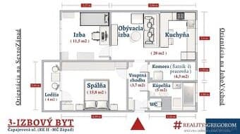 Moderný 3-izbový byt s lodžiou na Terase - Čapajevová ul.