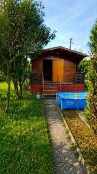 Predám záhradku s chatkou Šintava pri Seredi – 334 m², elekt
