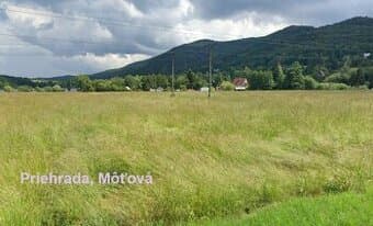 Pozemky 300m2-5000m2 pri priehrade, pôda, les- urbár. Môťová