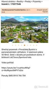 Pozemok v územnom pláne