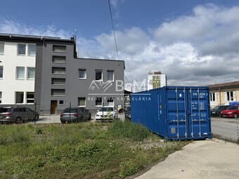 Pozemok s lodným kontajnerom na prenájom