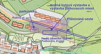 Predaj investičného pozemku. Podborová