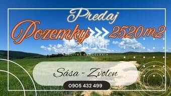 Rovinaté pozemky Sása, Zvolen