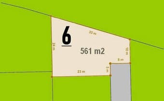 STAVEBNÝ POZEMOK 561 M² BOROVCE VIDEO /ELEKTRINA, VODA, KA