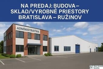 Budova - sklad/výrobné priestory, Bratislava – Ružinov