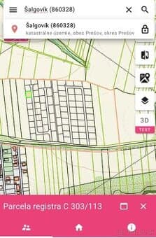 Investičny pozemok na predaj