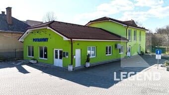 Viacúčelová budova Melčice, 343 m2, obchod plus 2 byty