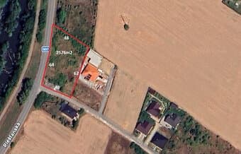 Slnečný stavebný pozemok 2576m2, Sokolovce pri Piešťanoch