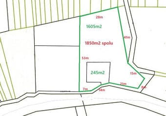 Pozemok 1850m2 v tichej lokalite, Moravany nad Váhom