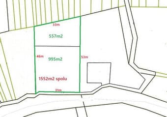 Pozemok 1552m2 v tichej lokalite, Moravany nad Váhom