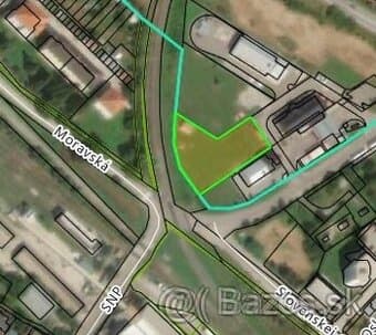 Na prenájom rovinatý pozemok v Nemšovej o rozlohe 2100 m2.