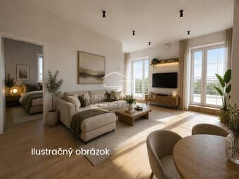 2 izbový byt s 41 m² terasou (B408) v novostavbe Danubia Res