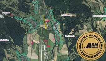 Pozemky na predaj  Badín, okres Banská Bystrica