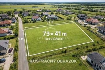 Takmer 3 000 m² stavebného pozemku na výstavbu, Hadovce.
