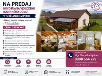 Novostavba vidieckého rodinného domu v Turčianskom Petre