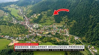 Pozemok pre chatu 2451 m², Riečka, Banská Bystrica