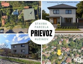 RADO | Exkluzívny stavebný pozemok so stavbou Ružinov Prievo