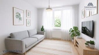 1,5-izbový byt s oddelenou spálňou, 40 m² a výhľadom do zele