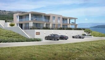 Chorvátsko-Stavebný pozemok s projektom na 4 apartmány