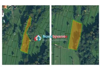 EXKLUZÍVNE na predaj dva investičné pozemky v katastrálnom ú