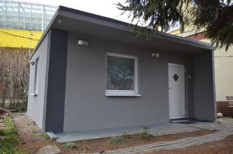 Tiny House - 50m od jazera Zlaté piesky, pozemok 250m2, 3D p