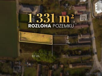 Stavebný pozemok na predaj | 1 331 m² | Hosťovce