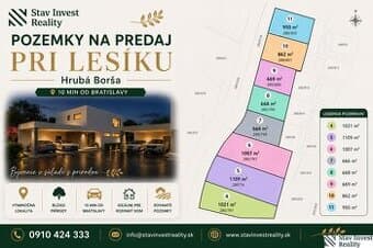 Stavebný pozemok so Znaleckým posudkom, Hrubá Borša, okres S
