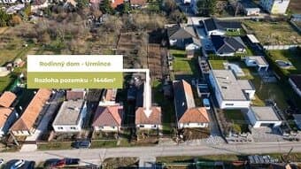 EXKLUZÍVNE na predaj Rodinný dom v obci Urmince, okres TO