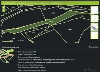 predam pozemok Raslavice