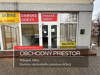 Prenájom - Obchodný priestor, Polygon, Nitra