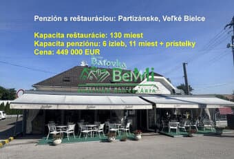 Penzión s reštauráciou – Partizánske