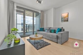 BA/Eurovea Tower-Prenájom moderného 2i bytu s balkónom v nov