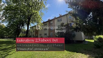 Lukratívny 2 izbový byt (+ polizba) 58 m², Piešťany + 3D