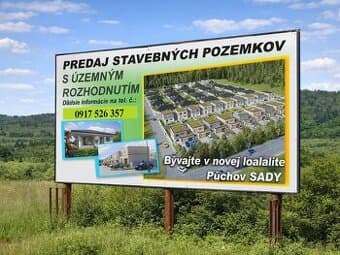 STAVEBNÉ POZEMKY Púchov – od 528 m²
