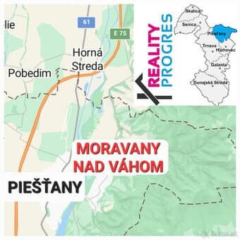 INVESTIČNÝ STAVEBNÝ POZEMOK 1493 m2 MORAVANY N. V.- PIEŠŤANY