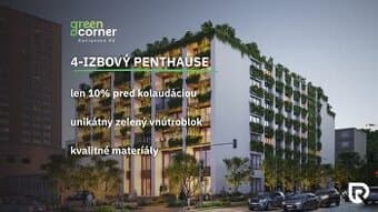RADO | 4 izbový penthouse 155m² | Greencorner | Bratislava-N