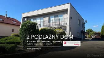 2 podlažný dom + samostatná bytová jednotka, Topoľčany