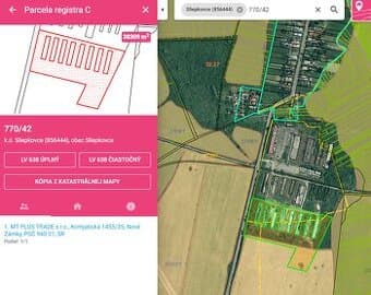 areál - 13,53 ha - stavebné pozemky - ľahký priemysel