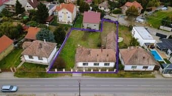 Stavebný pozemok 1 058 m² v centre Tomášova – 2 prístupy, in