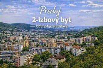 Na predaj: Príjemný 2-izbový byt – Dúbravka, Bratislava